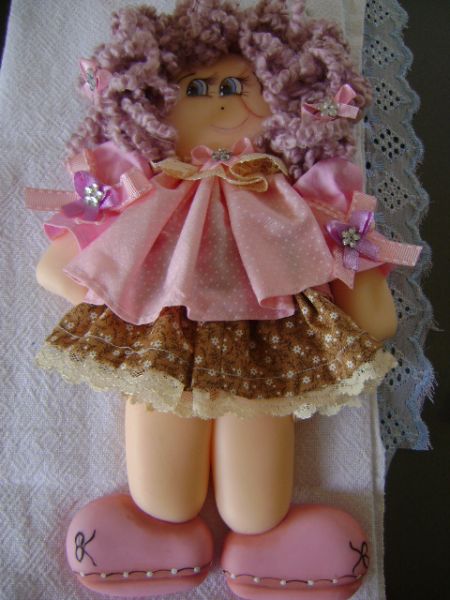 Boneca para decoração
